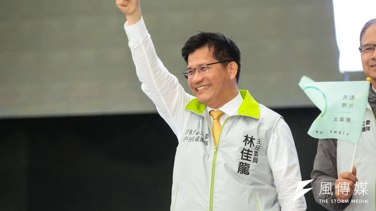 台中市長林佳龍在2014年競選期間,被時任台中市建設局長的吳世瑋轉貼發文,指涉為「現代陳世美」,林佳龍遂對吳世瑋提告違反選罷法。(資料照,顏麟宇攝)