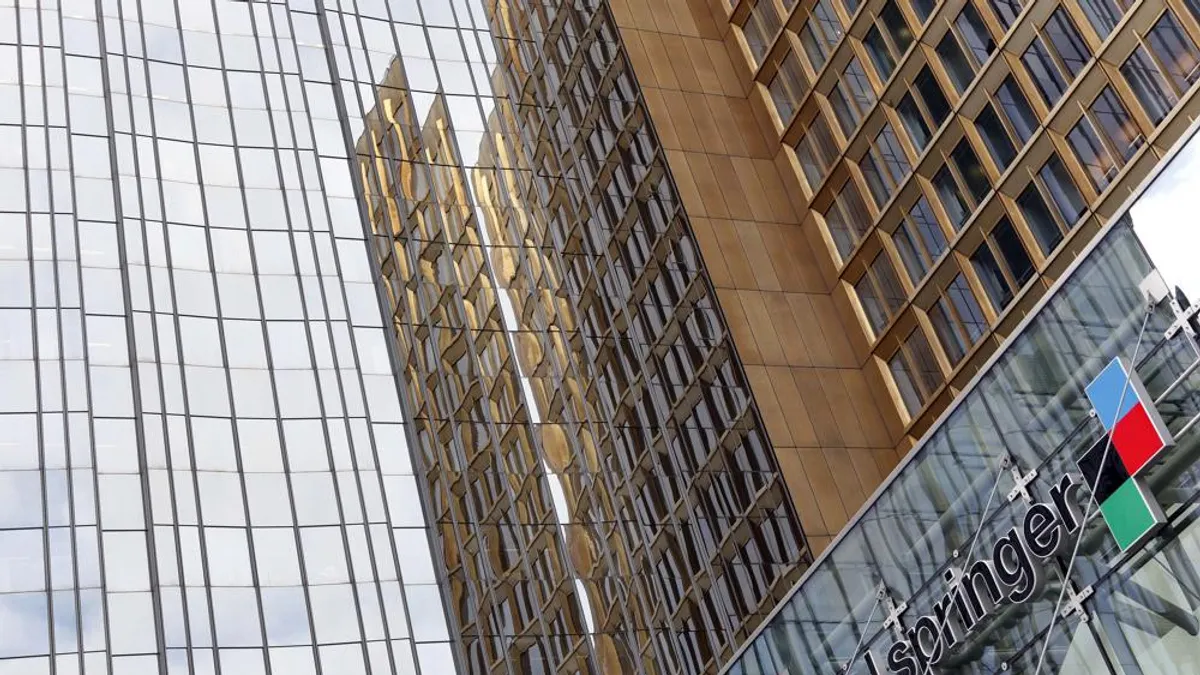 德國老牌媒體《畫報》的持有者、歐洲媒體巨擘斯普林格(Axel Springer SE)。(AP)