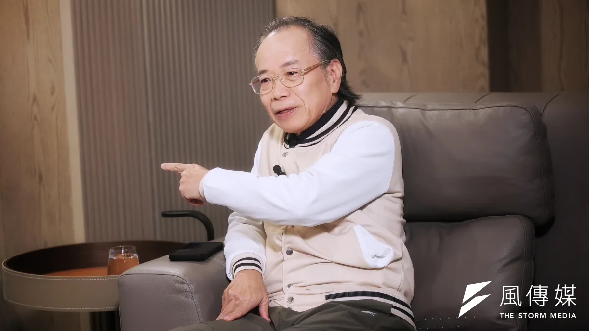前行政院政務委員張景森(見圖)因為反對北宜高鐵而宣布退出民進黨。(柯承惠攝)