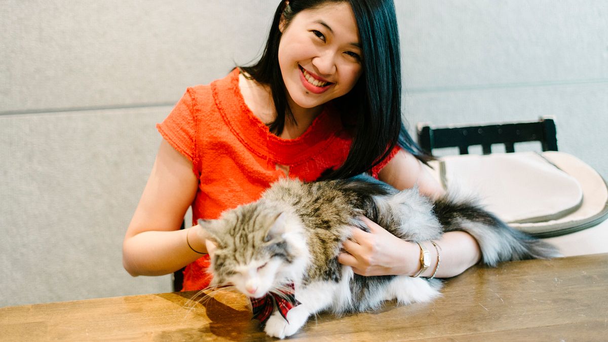 Leslie認為,每隻貓都是用自己覺得最舒適的距離,來和這個世界、和人類相處(圖/時報出版提供) Leslie認為,每隻貓都是用自己覺得最舒適的距離,來和這個世界、和人類相處(圖/時報出版提供)