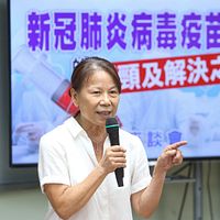 中研院生物醫學科學研究所兼任研究員何美鄉,公布BNT兒童疫苗效益5成不到。(資料照,顏麟宇攝) 中研院生物醫學科學研究所兼任研究員何美鄉,公布BNT兒童疫苗效益5成不到。(資料照,顏麟宇攝)