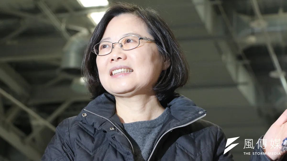 民進黨黨主席蔡英文要求黨籍公職不可違背人民負託。(資料照片,葉信菉攝)