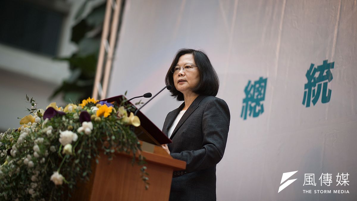 根據台灣民意基金會民調,總統蔡英文聲望再度下跌。(總統府) 根據台灣民意基金會民調,總統蔡英文聲望再度下跌。(總統府)