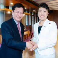 林佳龍外交部長は、小野寺五典元防衛相ら日米台の専門家一行と会談し、熊本地震への支援や有事対応を想定した政策シミュレーションなどについて意見を交わした。(写真/外交部提供) 林佳龍外交部長は、小野寺五典元防衛相ら日米台の専門家一行と会談し、熊本地震への支援や有事対応を想定した政策シミュレーションなどについて意見を交わした。(写真/外交部提供)