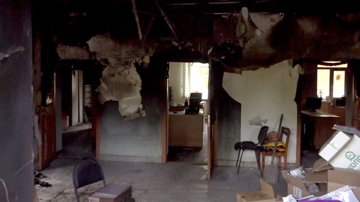 俄羅斯當局5月22日指控有武裝團體「入侵」與烏克蘭接壤的貝爾哥羅德。(AP) 俄羅斯當局5月22日指控有武裝團體「入侵」與烏克蘭接壤的貝爾哥羅德。(AP)