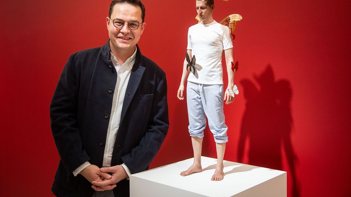 共同策展人麥斯米蘭.雷澤(Maximilian Letze)。(圖/臺北市立美術館提供) 共同策展人麥斯米蘭.雷澤(Maximilian Letze)。(圖/臺北市立美術館提供)