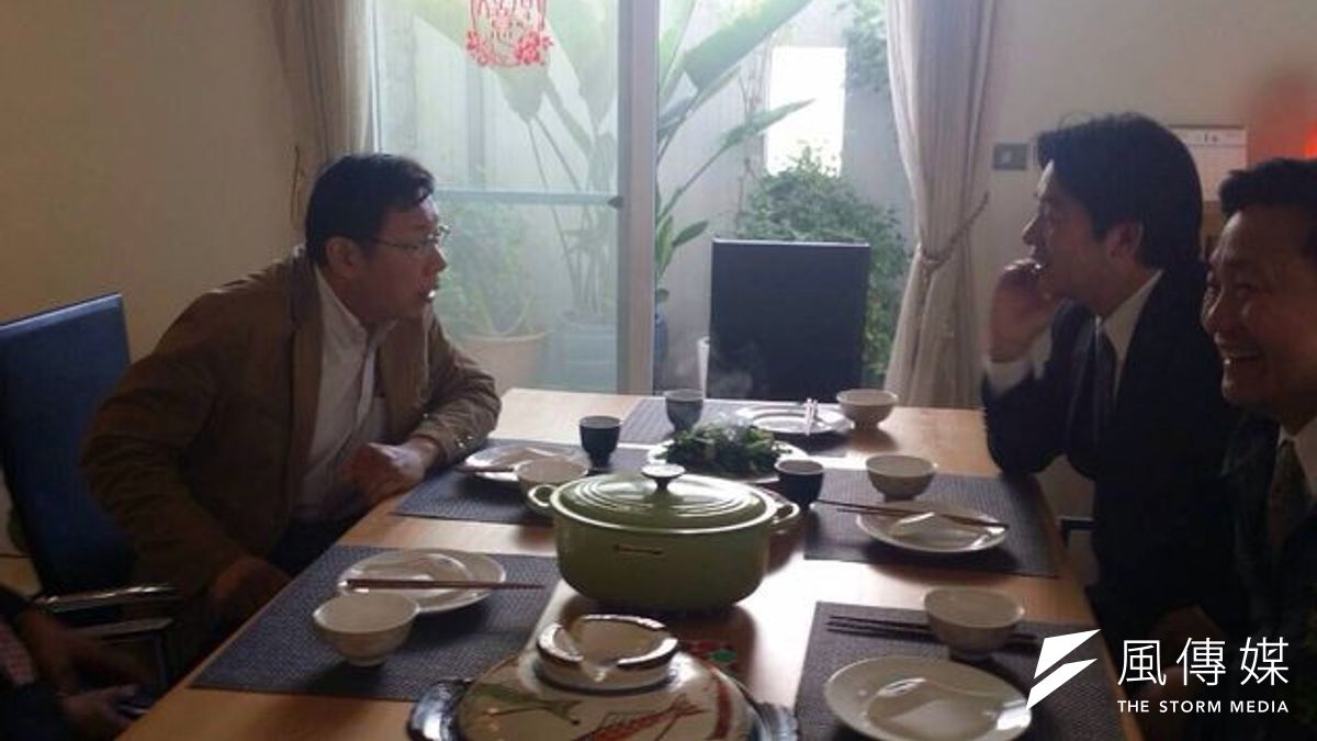 南北兩大人氣王台北市長柯文哲、台南市長賴清德18日會面。(取自賴清德臉書) 南北兩大人氣王台北市長柯文哲、台南市長賴清德18日會面。(取自賴清德臉書)