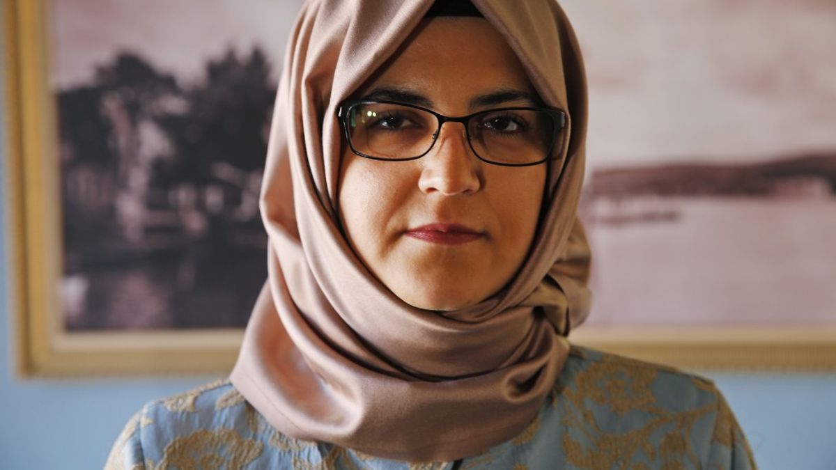 沙烏地阿拉伯異議記者哈紹吉的未婚妻堅吉茲(美聯社) 沙烏地阿拉伯異議記者哈紹吉的未婚妻堅吉茲(美聯社)