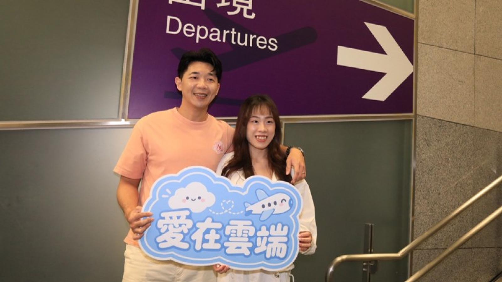 飛躍萬呎高空見證真愛 盧秀燕展開28小時沖繩快閃 行程緊湊推城市外交