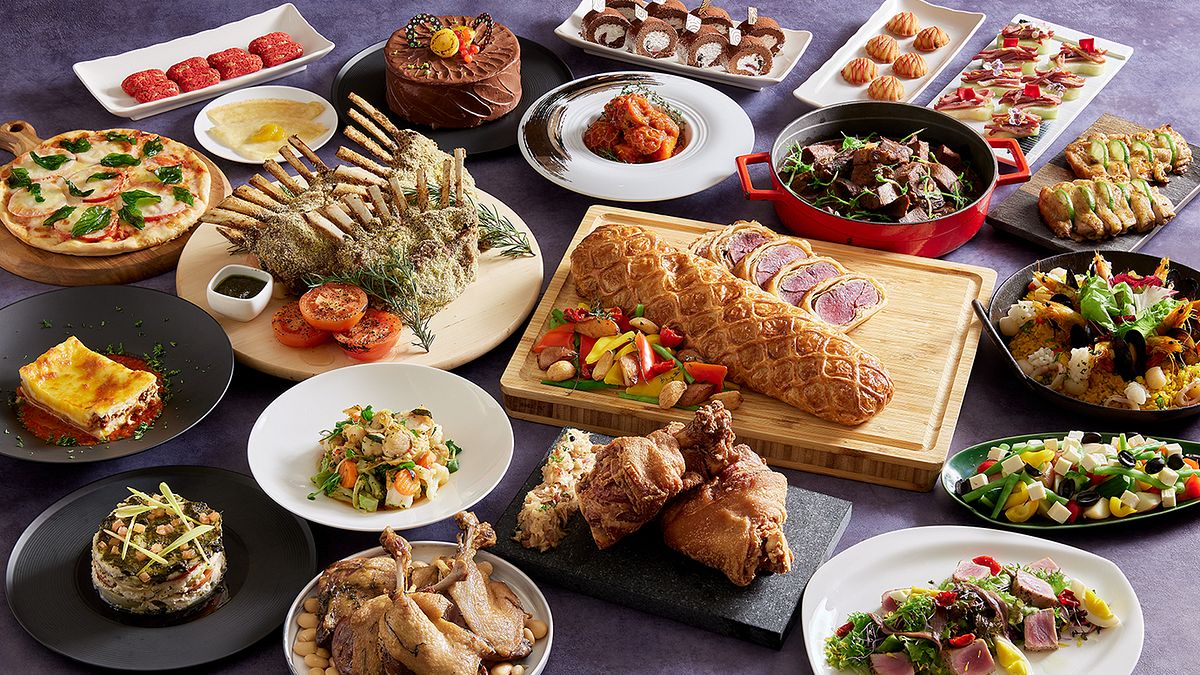 JR東日本大飯店台北「Brilliant鉑麗安全日餐廳」即日起至5月4日午、晚餐時段推出「歐洲經典料理」主題自助饗宴,匯集法、德、義、西、葡等歐洲經典料理。(圖 JR東日本大飯店台北) JR東日本大飯店台北「Brilliant鉑麗安全日餐廳」即日起至5月4日午、晚餐時段推出「歐洲經典料理」主題自助饗宴,匯集法、德、義、西、葡等歐洲經典料理。(圖 JR東日本大飯店台北)