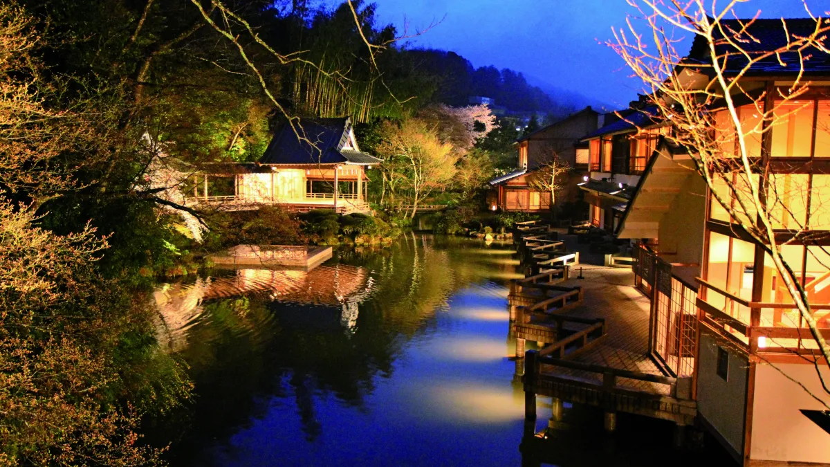 靜岡縣伊豆修善寺溫泉淺羽樓。(圖/天下文化提供)