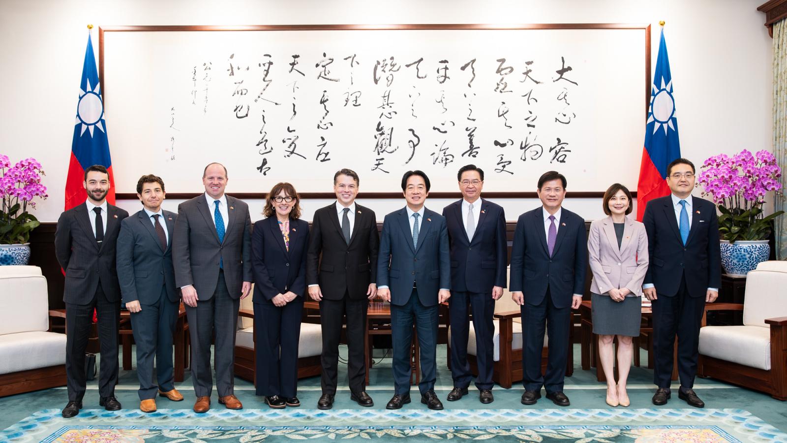 美議員團「雙十國慶前夕」接連來訪 賴清德稱意義重大:展現對台灣支持