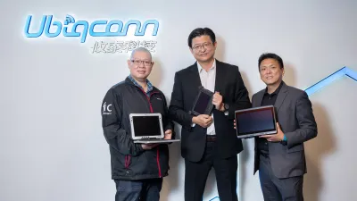 睿剛電訊團隊左起為業務協理沈瑞翔、資深業務經理唐述綱、業務協理李柏樺(圖片來源:攸泰科技)