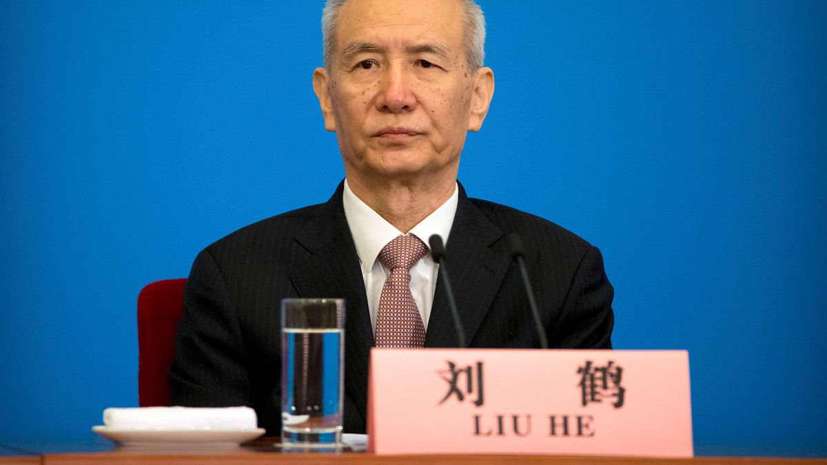 2018年中國人大,新任副總理劉鶴(AP) 2018年中國人大,新任副總理劉鶴(AP)