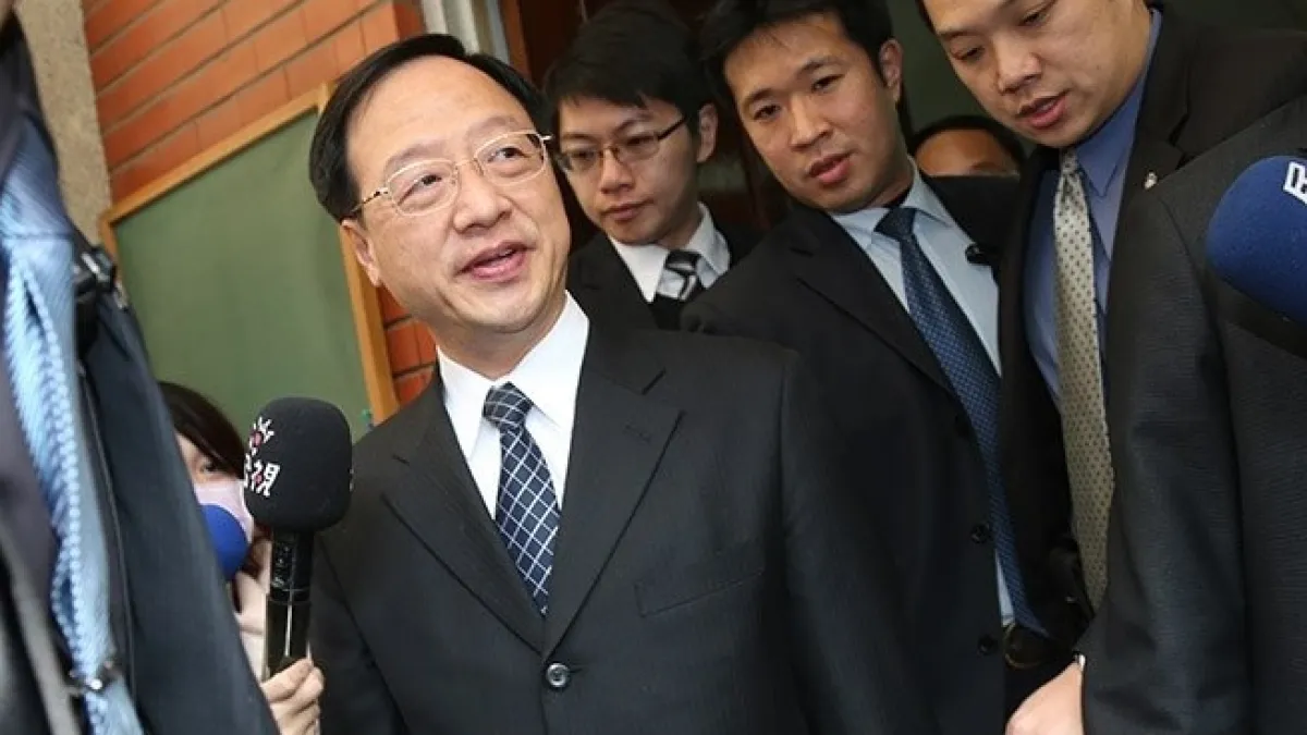 行政院長江宜樺25日閃電人事改組,顯然意在立威。(吳逸驊攝)