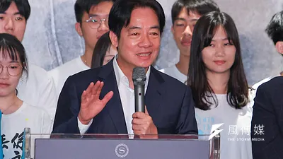 民進黨總統參選人賴清德今(10)日出席「台北市台南市同鄉會第12屆第3次會員大會」,他表示自己能懷抱理想,展現抱負,是因為台南市民對他的疼惜和支持。(顏麟宇攝)