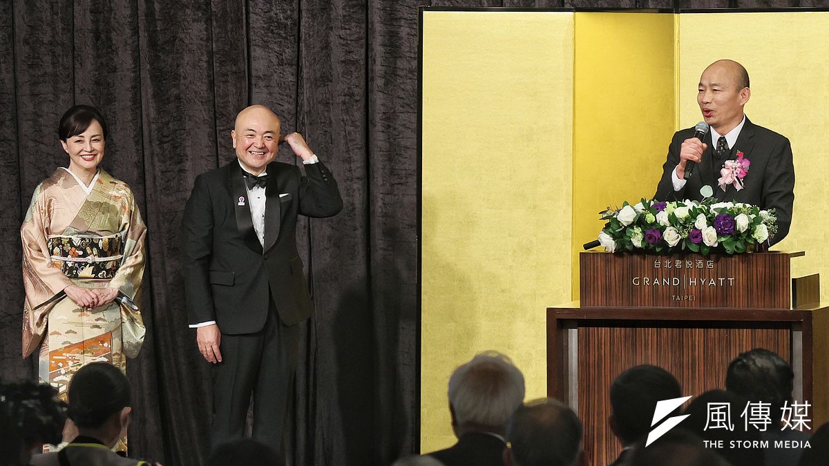 日本台灣交流協會代表片山和之26日出席「日本天皇陛下華誕慶祝酒會」。(柯承惠攝) 日本台灣交流協會代表片山和之26日出席「日本天皇陛下華誕慶祝酒會」。(柯承惠攝)