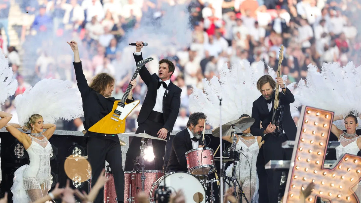THE KILLERS ROCK THE UEFA CHAMPIONS LEAGUE FINAL KICK OFF SHOW PRESENTED BY PEPSI®