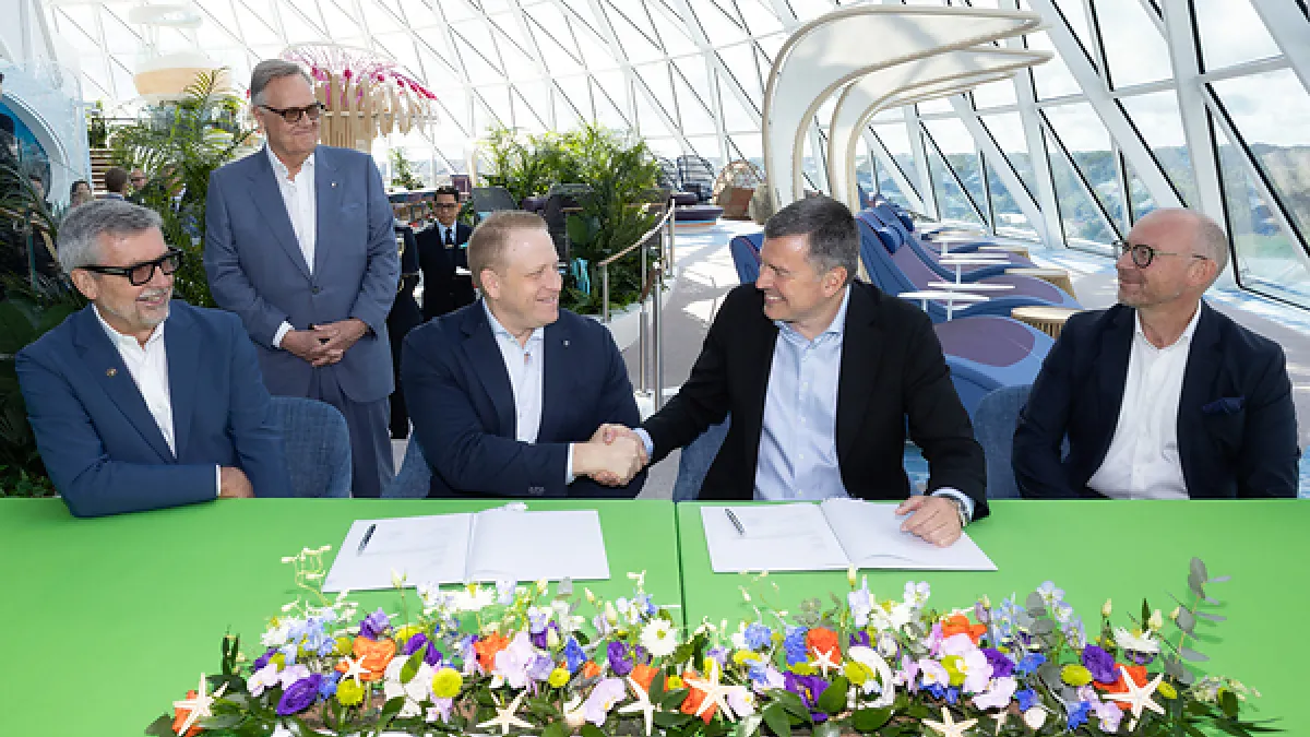 ROYAL CARIBBEAN OFFICIALLY WELCOMES LEGEND OF THE SEAS TO THE REVOLUTIONARY ICON CLASS, BUILT IN COLLABORATION WITH MEYER TURKU