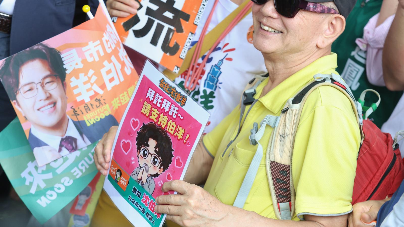 中秋節「洋流」不停!沈伯洋連跑士林、中山、信義 台北一大姓氏宗親會相挺