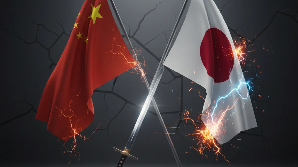 日本首相高市早苗11月在國會公開的「台灣有事,日本有事」言論,徹底點燃了北京的怒火,導致中日關係急遽惡化。(來源:Google Gemini生成)