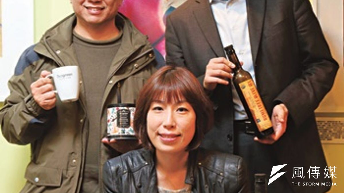 生態綠董事長:王韋中(右),共同創辦人徐文彥(左)、余宛如(中)。 生態綠董事長:王韋中(右),共同創辦人徐文彥(左)、余宛如(中)。