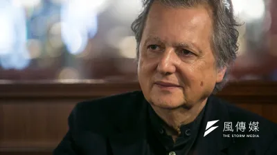 無國界記者組織法國總部主席韓石稱,媒體素養教育才是打擊假新聞,又能維護新聞自由的關鍵辦法。(顏麟宇攝)