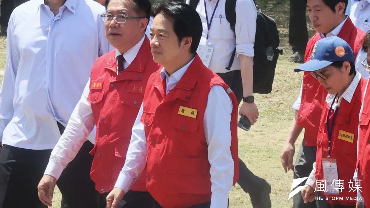 總統賴清德(中)表示,強化全社會防衛韌性是世界各國應對各種危機和挑戰的核心策略。(柯承惠攝)