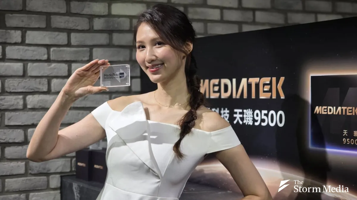 MediaTek's next-generation flagship mobile processor, the Dimensity 9600, is expected to debut in the second half of 2026. (Pictured: Dimensity 9500 series.) (Photo by Wei Xinyang)