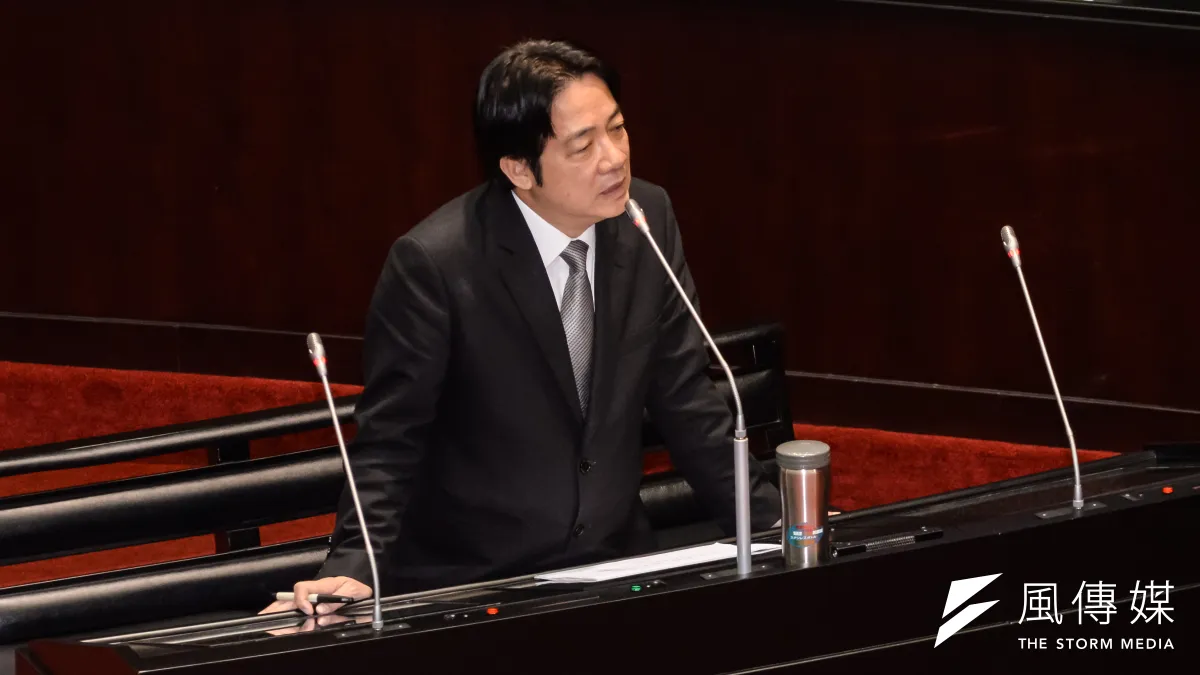 立法院院會,行政院長賴清德備詢。(甘岱民攝)