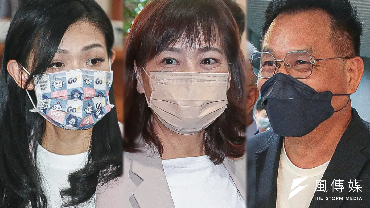 新竹高中、新竹女中舉辦新竹市長選舉模擬投票結果顯示,民眾黨新竹市長候選人高虹安(左起)獲已近5成的得票率力壓民進黨候選人沈慧虹,以及國民黨候選人林耕仁。(資料照,蔡親傑、顏麟宇攝/影像合成:風傳媒)