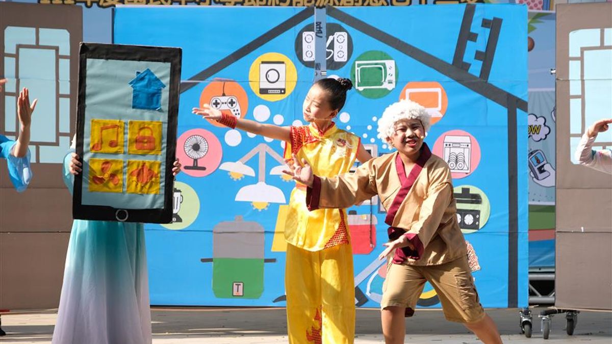 鹿東國小在全國能源戲劇比賽,今年(111)勇奪第1名。(圖/彰化縣政府) 鹿東國小在全國能源戲劇比賽,今年(111)勇奪第1名。(圖/彰化縣政府)