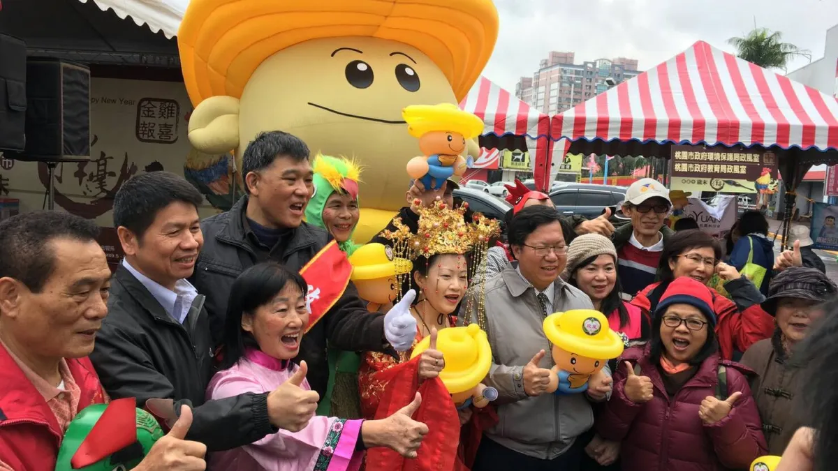 桃市歲末揮毫金雞報喜廉政宣導 邀市民響應一同反貪