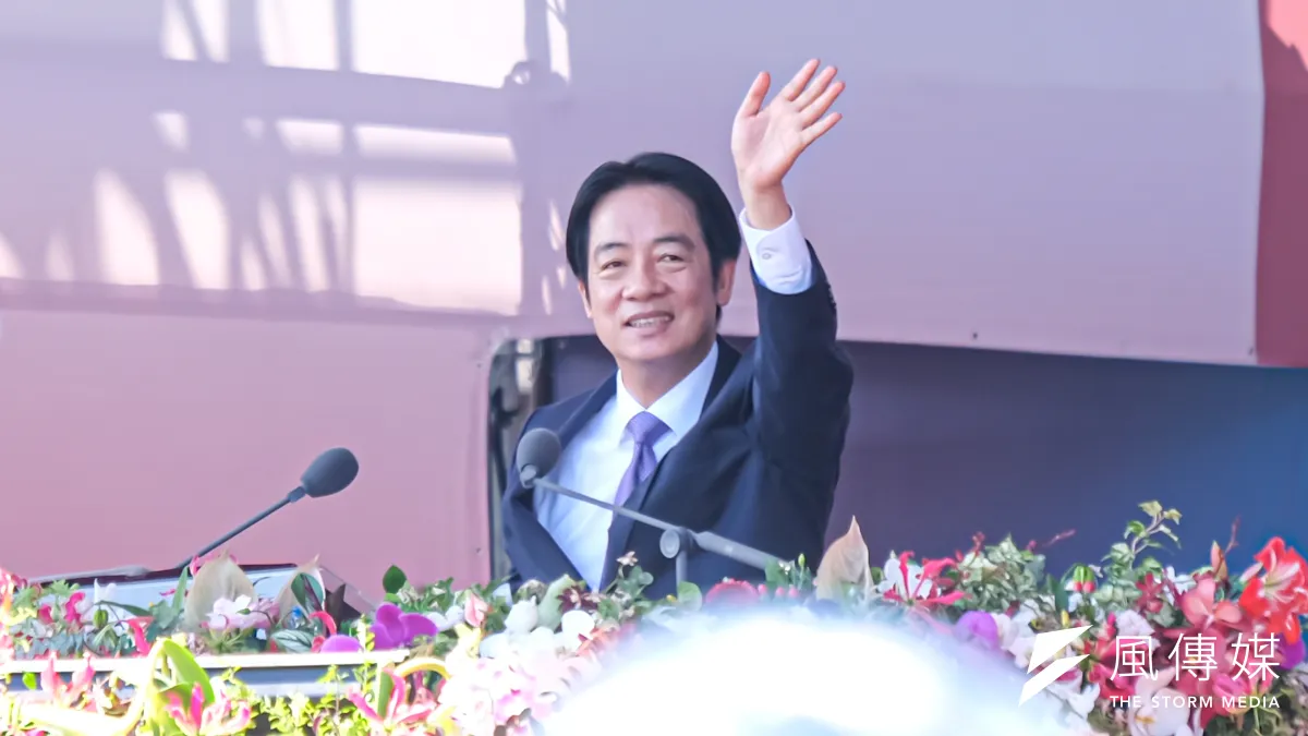 總統賴清德國慶演說同時,中共發布演訓訊息。(劉偉宏攝)