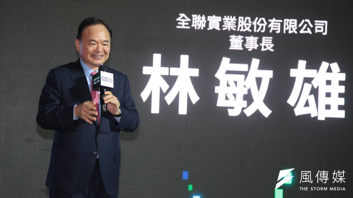 全聯董事長林敏雄(見圖)曾與總統賴清德有一段恩仇,如今出手相助台灣社會防衛韌性建立。(顏麟宇攝)