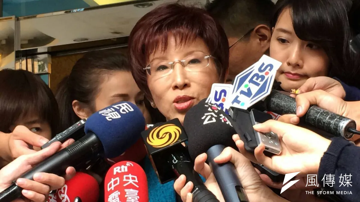 至於未來是否會替立委輔選以及用什麼名分,洪秀柱表示,她現在就是立法院副院長,所以該做的事情她會做。(周怡孜攝)