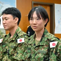 Female members of Japan's Self-Defense Force participating in a multinational joint exercise. (Photo courtesy of the Ministry of Defense's official Facebook page) Female members of Japan's Self-Defense Force participating in a multinational joint exercise. (Photo courtesy of the Ministry of Defense's official Facebook page)