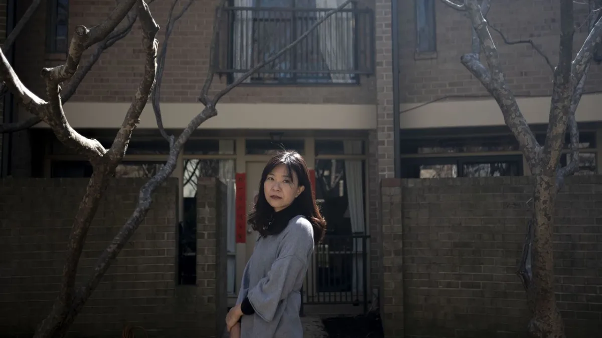 3月19日,莊祖宜在美國馬里蘭州羅克韋爾的家中。她曾在中國社群媒體上擁有大量粉絲。(GABRIELLA DEMCZUK FOR THE WALL STREET JOURNAL)