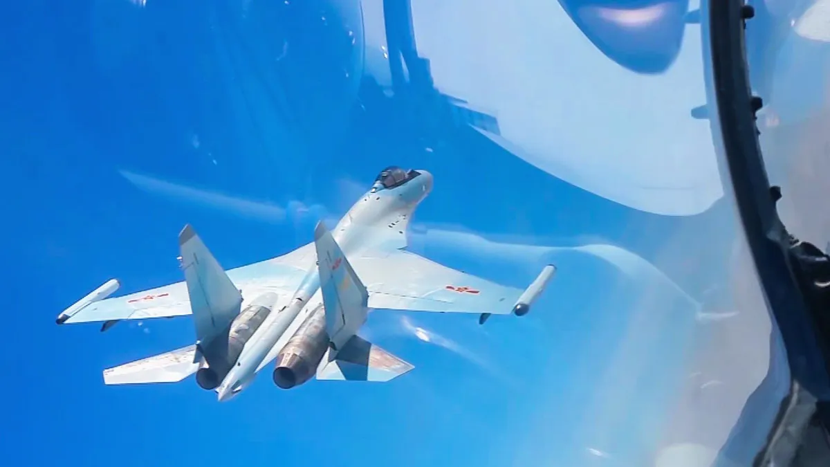 中國戰機逐漸更新,戰力已非1996年時的吳下阿蒙。(翻攝自中國軍網)