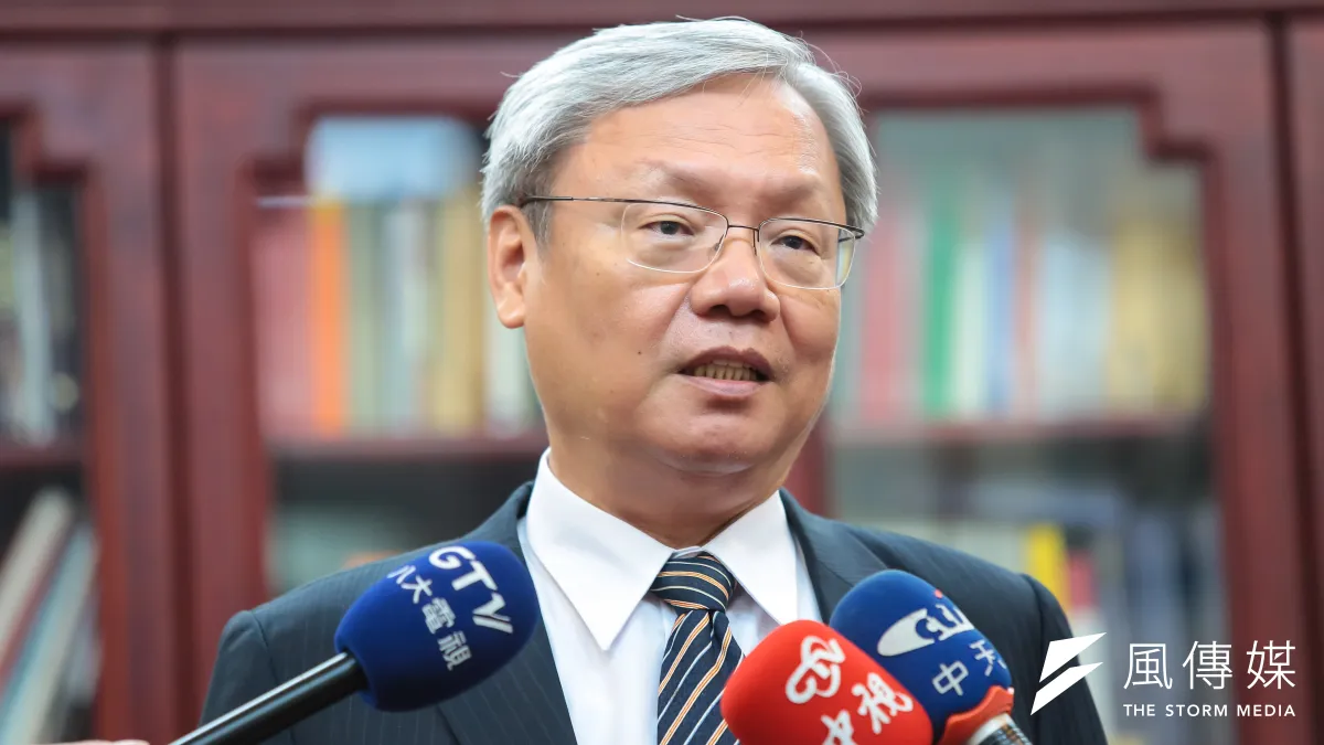 司法院副院長蘇永欽12日接受媒體聯訪。(顏麟宇攝)