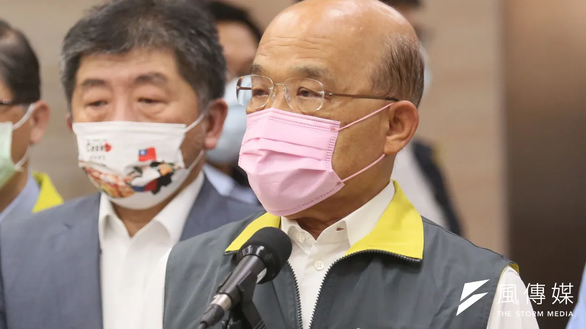 行政院長蘇貞昌(見圖)近日下台風聲不斷,更傳將改由桃園市長鄭文燦組閣。(資料照,柯承惠攝)