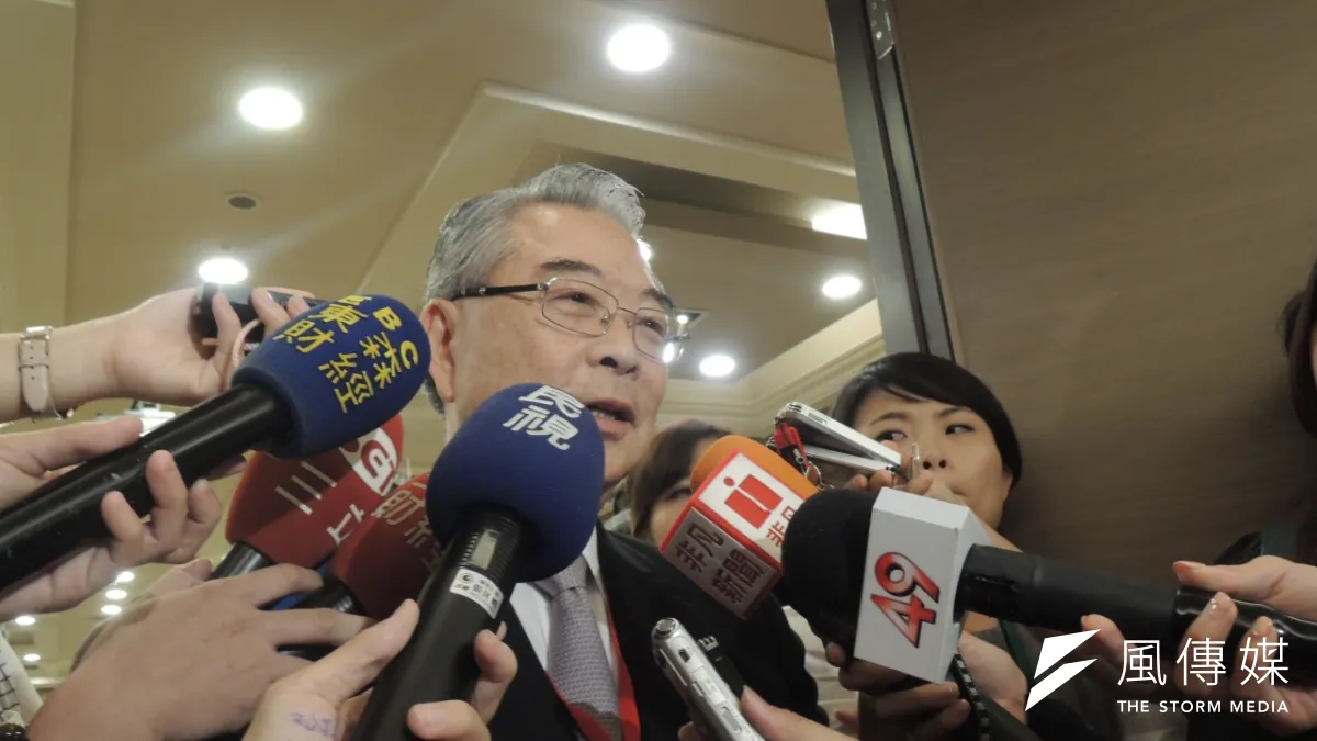 全國工業總會理事長許勝雄肯定行政院緊急發動國安基金護盤,並認為國安基金進場能帶動投資人信心。(葉瑜娟攝)