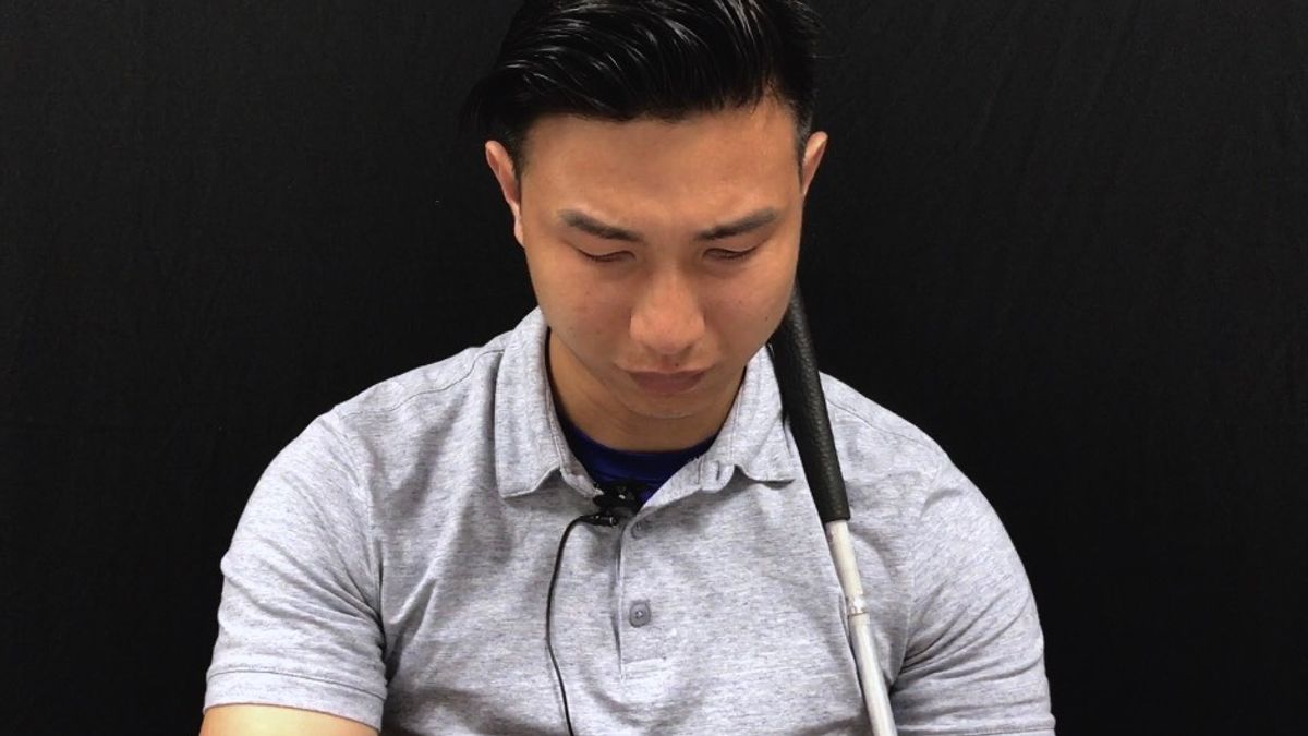 近10年來他拚了命讓自己好好生活,但法院認定一個盲人能好好生活是假的,是裝瞎,犯了詐欺罪。(民間司改會提供) 近10年來他拚了命讓自己好好生活,但法院認定一個盲人能好好生活是假的,是裝瞎,犯了詐欺罪。(民間司改會提供)