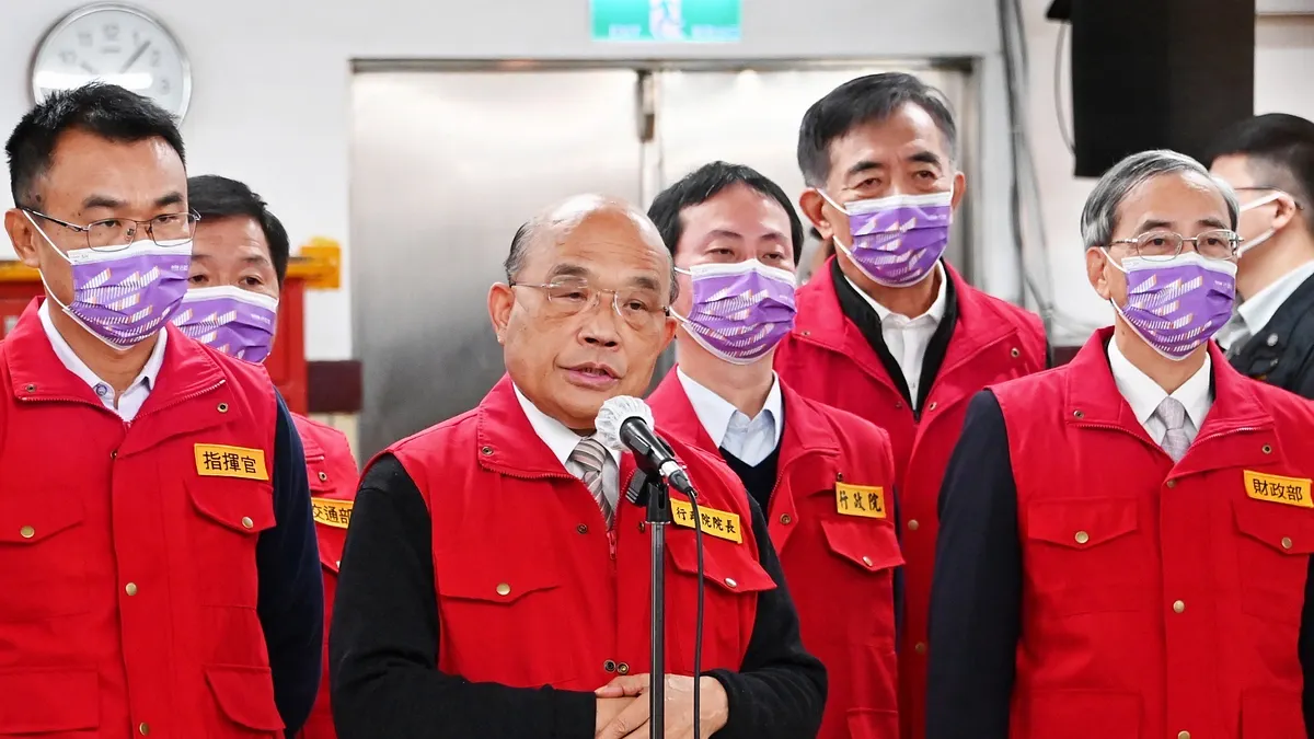 民進黨九合一敗選,行政院長蘇貞昌無意請辭,還自比袁崇煥。(行政院提供) 民進黨九合一敗選,行政院長蘇貞昌無意請辭,還自比袁崇煥。(行政院提供)