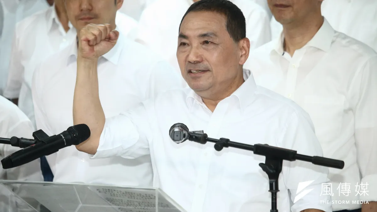 日本政治學者小笠原欣信指出,國民黨總統參選人侯友宜(見圖)的對中政策備受關注。(資料照,蔡親傑攝)