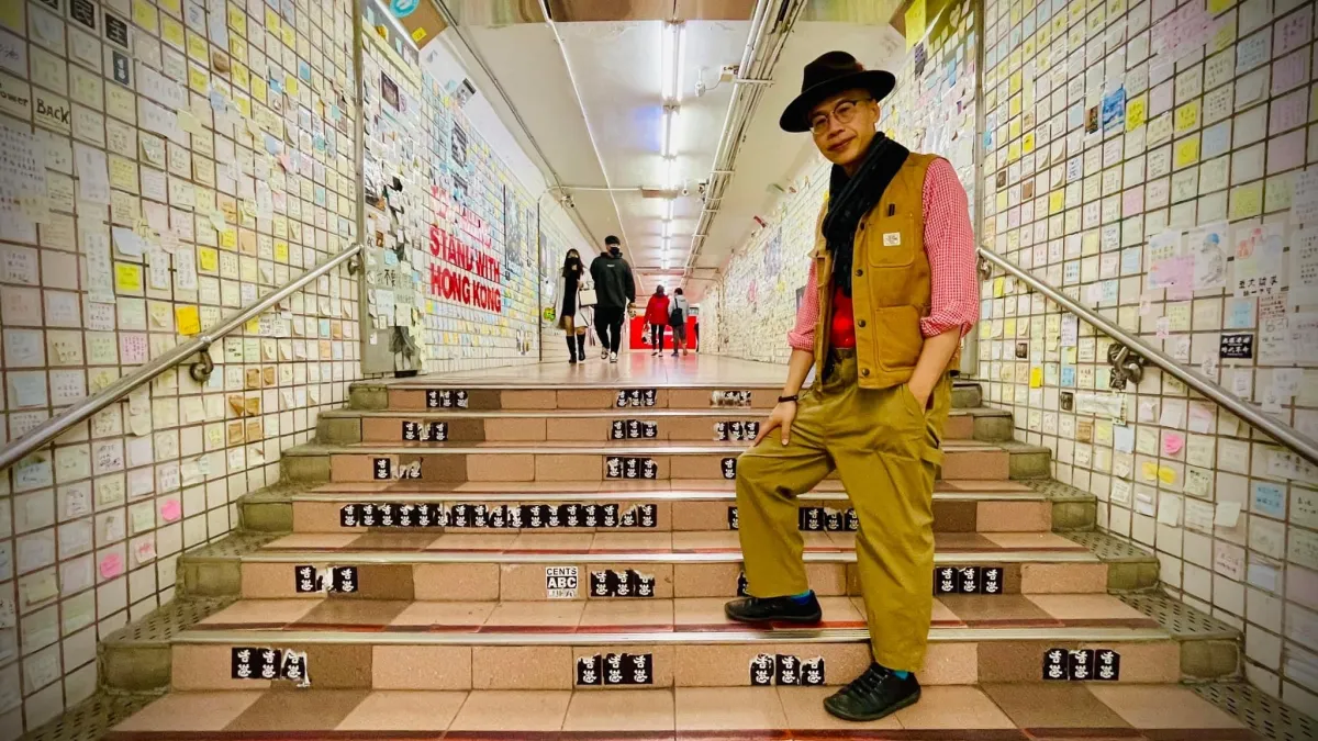 黃國才為享譽國際的香港視覺、裝置與行動藝術家。(資料照,黃國才提供)