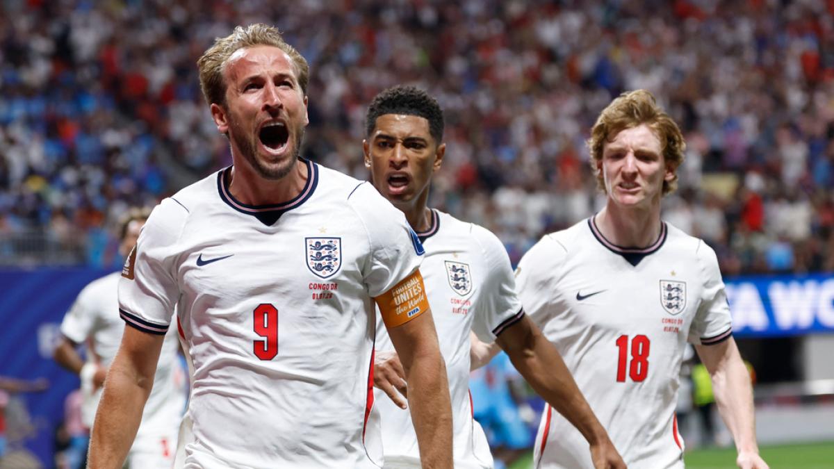 2026世足》凱恩梅開二度逆轉獲勝!英格蘭2比1氣走剛果,三獅軍團驚險挺進16強