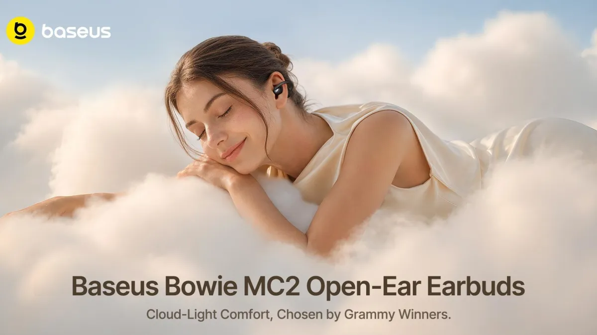 Redefine Everyday Comfort with Baseus Bowie MC2 Open-Ear Audio