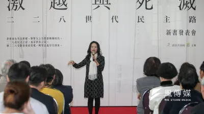 《激越與死滅》作者黃惠君.(陳明仁攝)