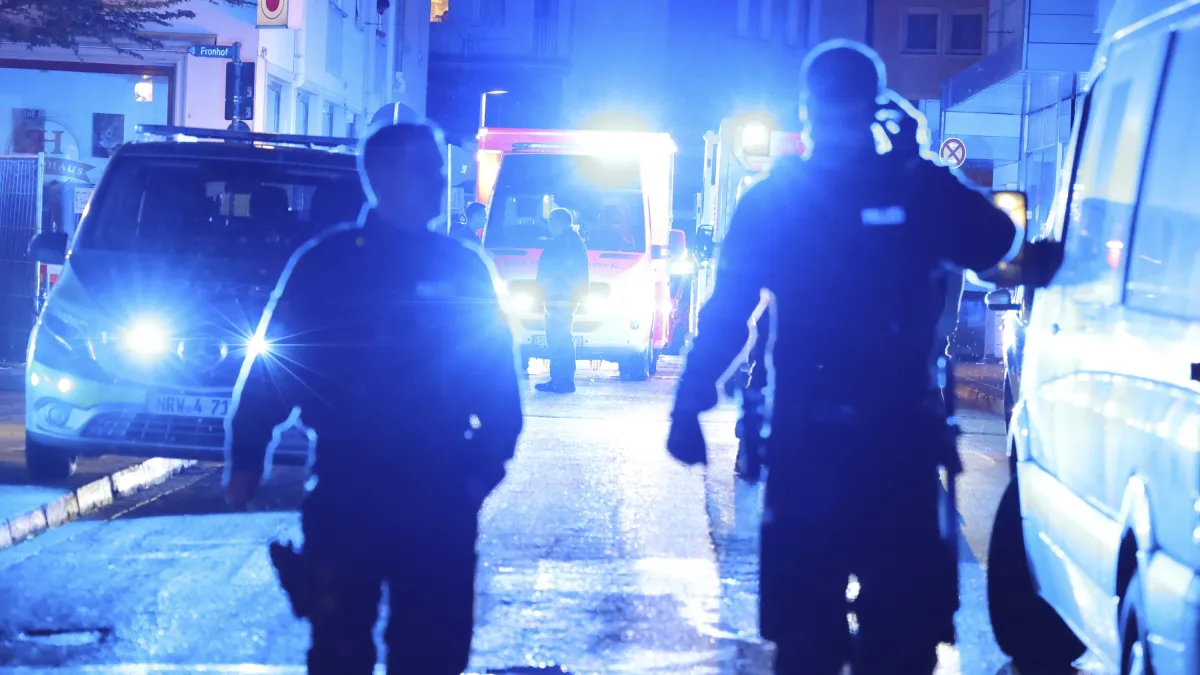 2024年8月23日,德國索林根市(Solingen)驚傳持刀隨機殺人案,至少3死、多人受傷。(美聯社)